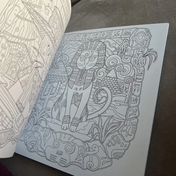 MYSTICAL‎ CATS IN SECRET PLACES: A CAT LOVER'S COLORING By Honoel **BRAND NEW** - Picture 12 of 16